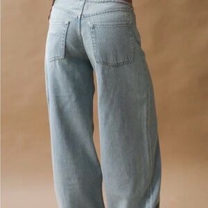 Still Here Cool Jeans in Cloud Vintage Blue Denim.  Boyfriend Jeans. 16” Waist